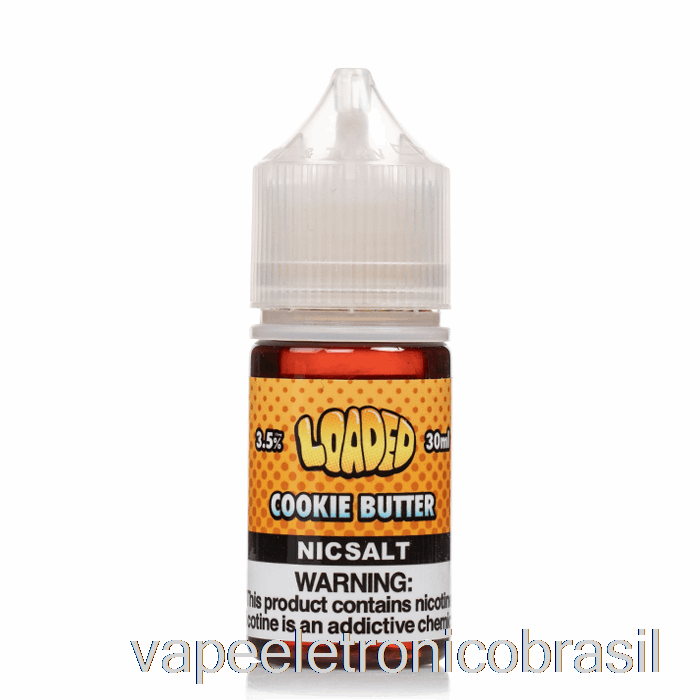 Vape Eletronico Manteiga De Biscoito - Sais Carregados - Vapores Implacáveis ​​- 30ml 10mg